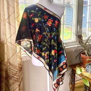 SOLD Vintage Metropolitan Museum of Art silk scarf